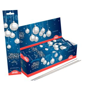 SPARKLERS BLUE-SILVER 25 CM